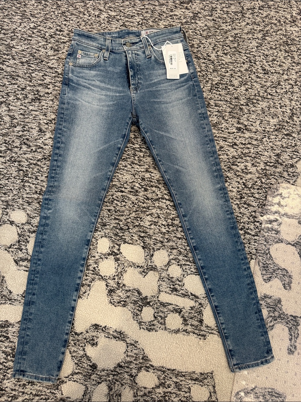 AG Adriano Goldschmied Light Wash Skinny Jeans